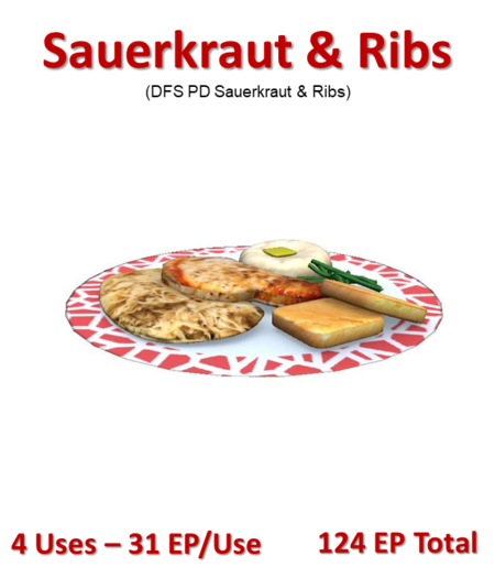 DFS PD Sauerkraut & Ribs (DFS Texture Only)