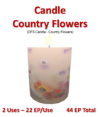 DFS Candle - Country Flowers (DFS Texture Only)