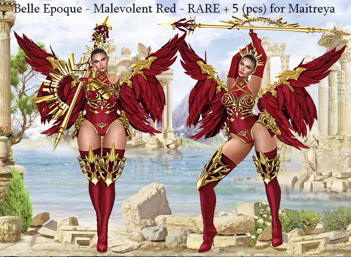Belle Epoque - Malevolent Red - RARE + 5 Pieces