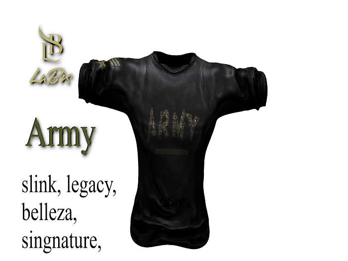 Army  Sleeves Top Men's HUD