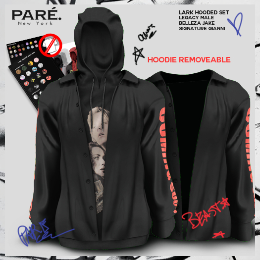 Pare.Lark Hooded Shirt - Coming Soon