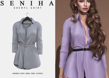 Seniha. Sheryl Shirt // Grey