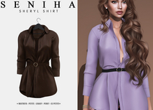 Seniha. Sheryl Shirt // Brown