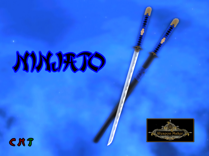 Ninjato Black & Blue 2h {Unity Maxim}