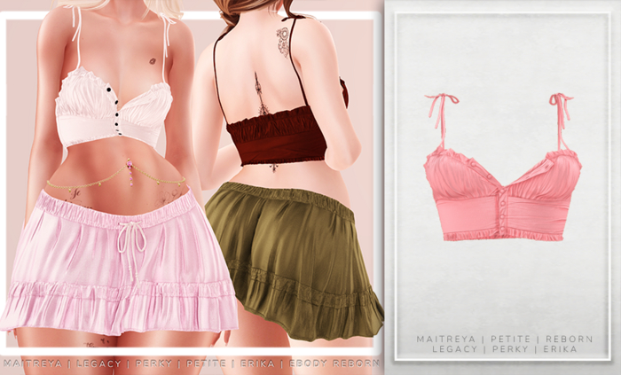 [Aleutia] Holly Top -  Siesta Pink