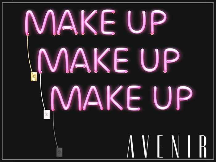 AVENIR: Make Up Mesh Neon Light - PINK -