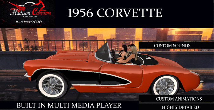 1956 Corvette Classic Car ptomo