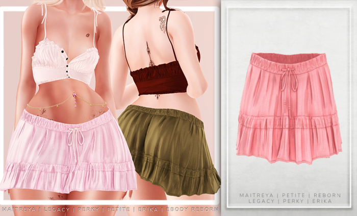 [Aleutia] Holly Skirt -  Siesta Pink