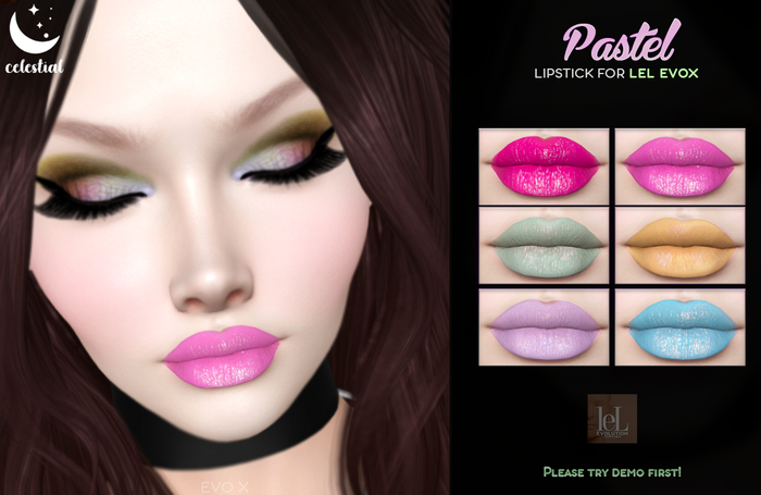 Celestial Pastel Lipstick for Lel Evo X Demo