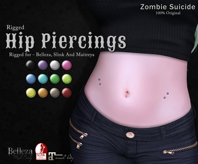 :Z.S: Rigged Hip Piercings