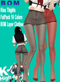 KO-H BOM Hina Thights 10 Color Pack