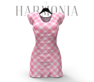Harmonia Pink Plaid Easter Mollie Casual Dress Maitreya Petite Legacy Perky Reborn