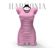 Harmonia Pink Polka Easter Mollie Casual Dress Maitreya Petite Legacy Perky Reborn