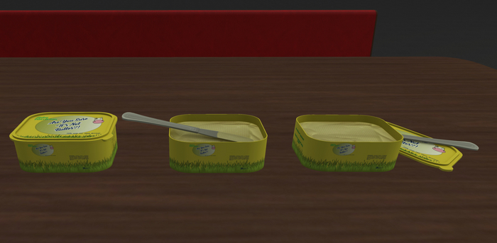 Butter Tubs x3