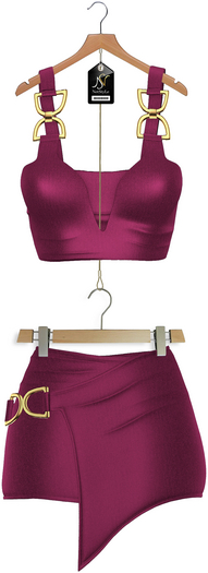 NetStyLe DarLa Outfit DarkMagenta