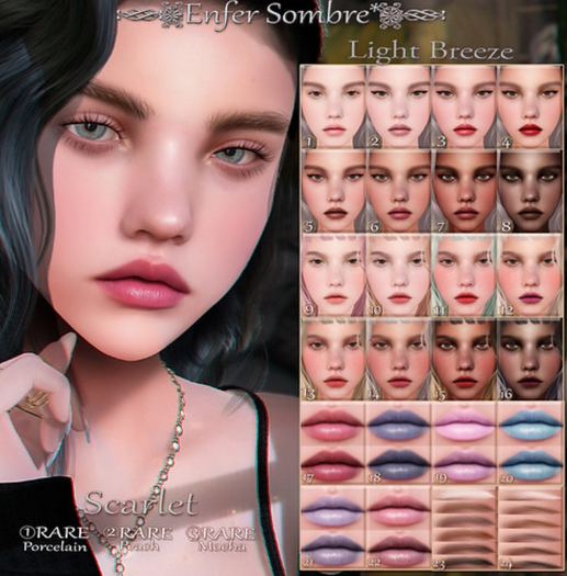 (Enfer Sombre*) Genus Skin BoM - Mocha - Scarlet RARE