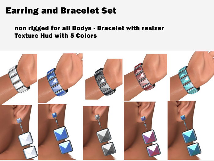 Earring and Bracelet Set