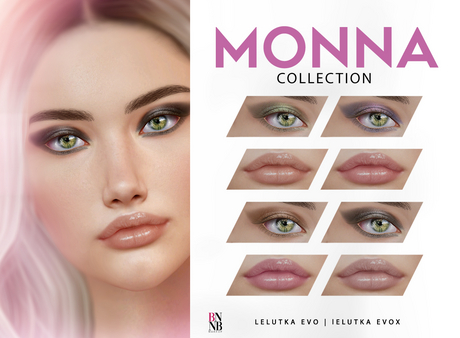 Second Life Marketplace - BNNB MAKEUP DEMO: Monna Collection