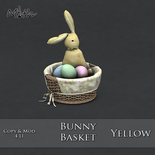 Myth - Bunny Basket Yellow