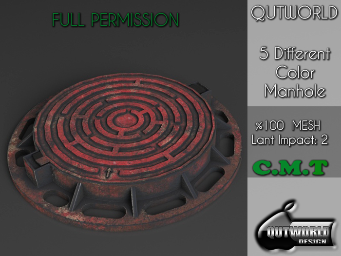 .::QUTWORLD 5 Different Color Manhole::.FP 