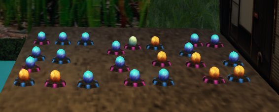 Mystical Dragon Egg Qandaes w LE Ruby Father, Qandaes Lacing Orchid mother