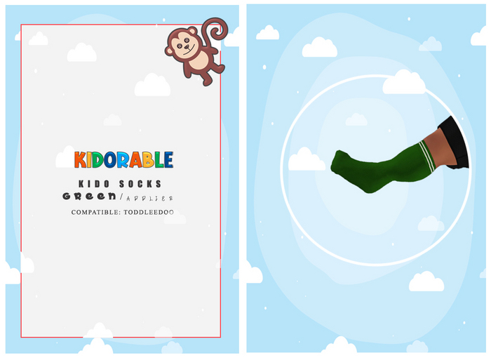 :K: Kido Socks Applier - Green