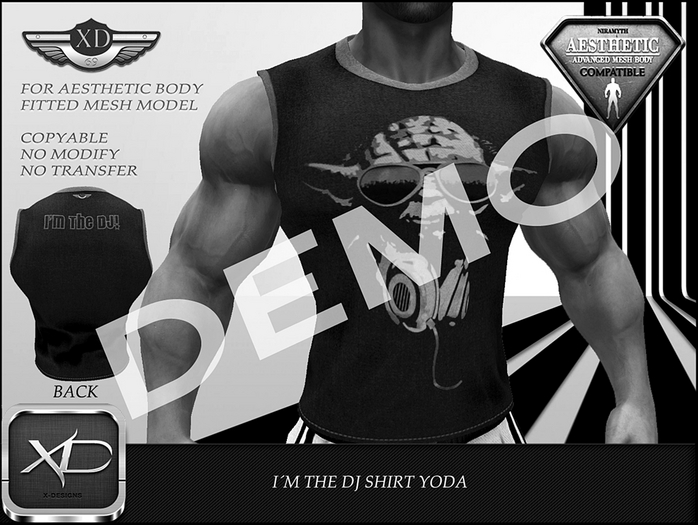 DEMO Dj Shirt Yoda (WEARME)