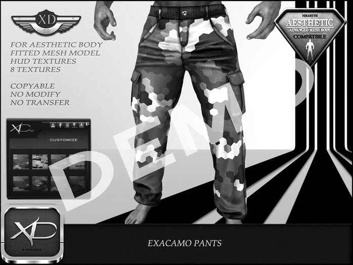 DEMO Exacamo Pants - (NIRAMYTH) - AESTHETIC .