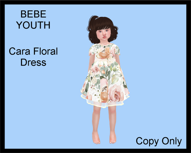 Steph-0-Bee's - Cara Floral Dress (Youth)