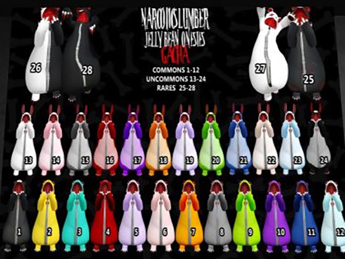 NS - JELLYBEAN ONESIES - FATPACK