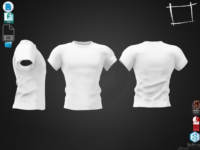 Dae Obj FBX Men's Classic Tshirt Slink, Belleza Jake, Signature Gianni, Legacy