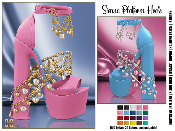 [hh] Sienna Platform Heels