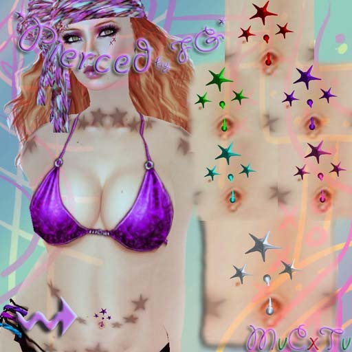 *FG* Belly Stars Piercing 
