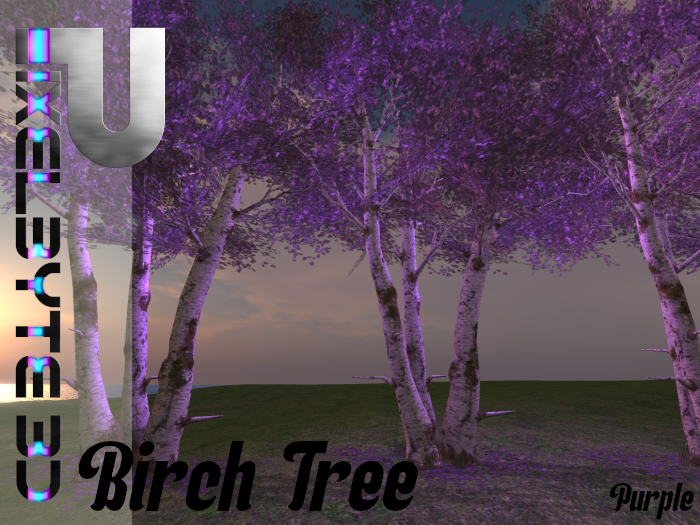 Pixelbyte3D- BirchTree (Purple)