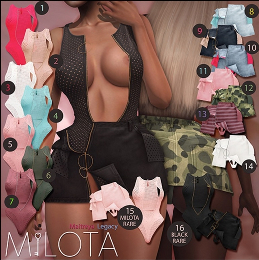 4. MILOTA - Bodysuit Warm Blue