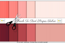 Peach To Red Stripes Basic Fabrics 10 Seamless Textures NM