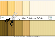 Yellow Stripes Basic Fabrics Kit 10 Seamless Textures NM