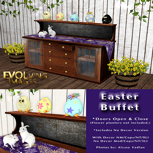 Easter Buffet Sideboard Packed