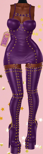 Triskel Dress & Booths {Purple}