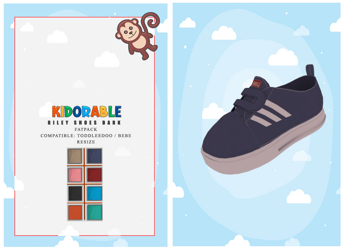 :K: Riley Shoes - Dark (Fatpack)