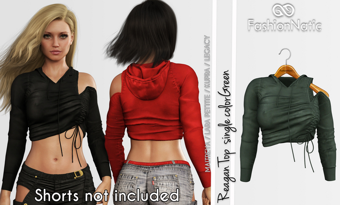 Reagan Top Green - Maitreya Lara, Lara Petite, Kupra Original, Legacy - FashionNatic
