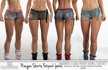 Reagan Shorts Fatpack Jeans - Denim - Maitreya Lara, Lara Petite, Kupra Original, Legacy - FashionNatic