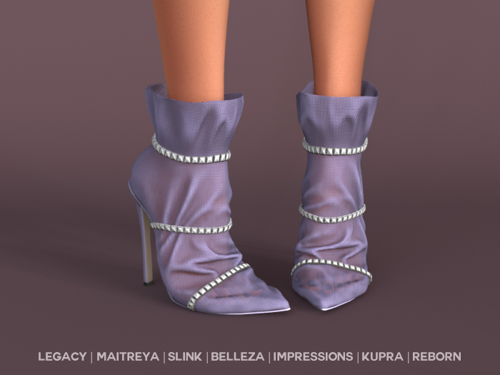 $NT Tulle Heels LILAC