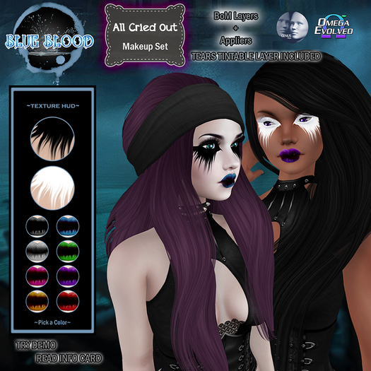 Blue Blood - All Cried Out Makeup Set DEMO