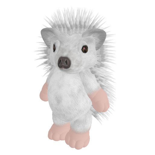 Tiny White Hedgehog AV