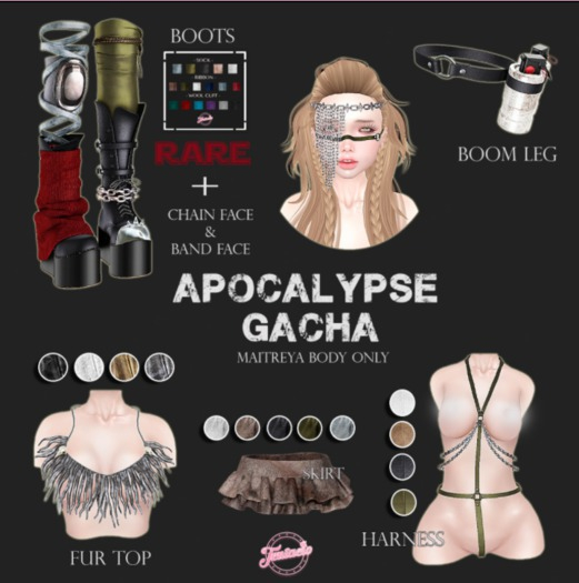 *Tentacio*  Apocalypse gacha skirt brown