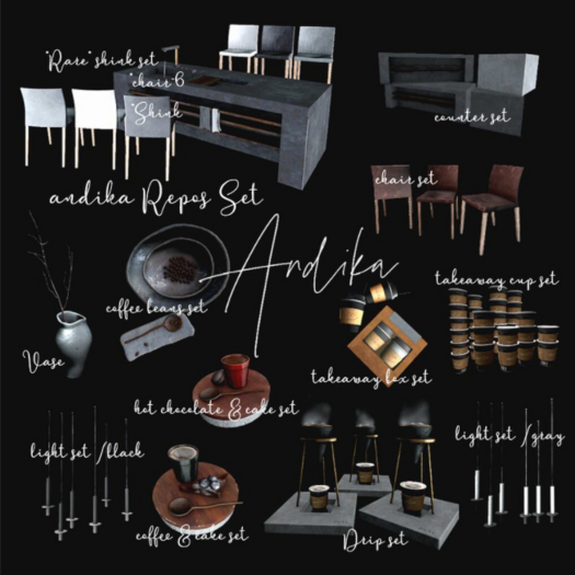 andika[repos ]  Chair set