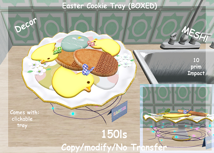 Easter Cookie Tray (BOXED)