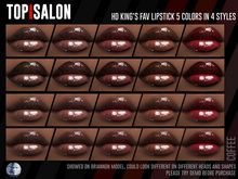 TOP1SALON - HD KING'S FAV LIPSTICK (Genus) COFFEE