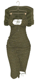 Vulnus - Astra Dress & Shawl Olive
